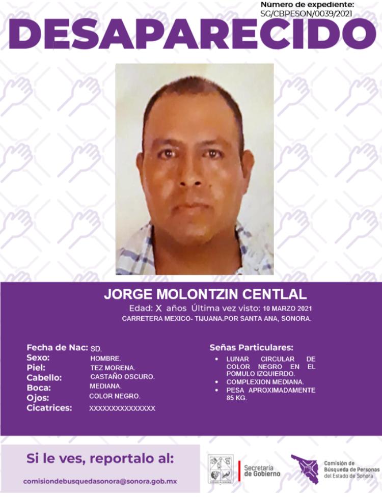 Jorge Molontzin Centlal